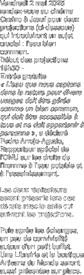Vendredi 2 mai 2025 